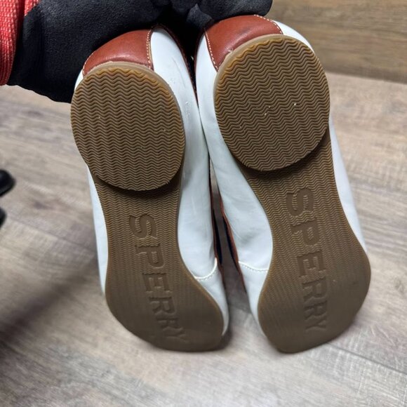 Sperry Top Sider Chandler White Leather Flats Women's Size 11 - Picture 4 of 7